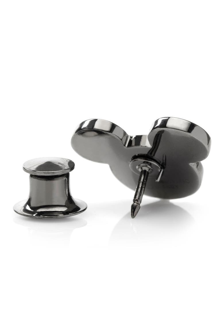 Crystal Mickey Mouse Lapel Pin, Alternate, color, BLACK