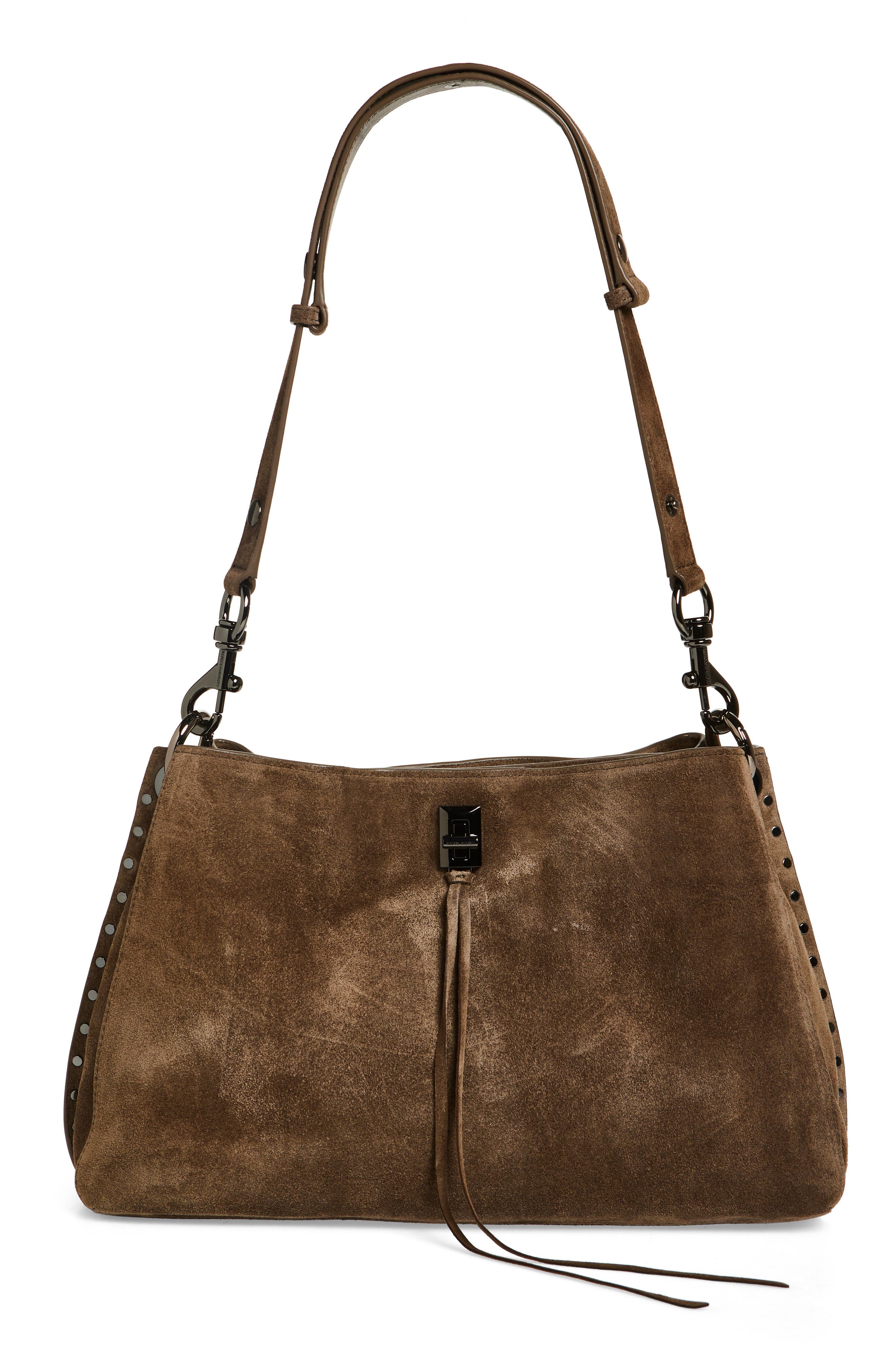 Rebecca Minkoff Darren East/West Leather Shoulder Bag, Main, color, 