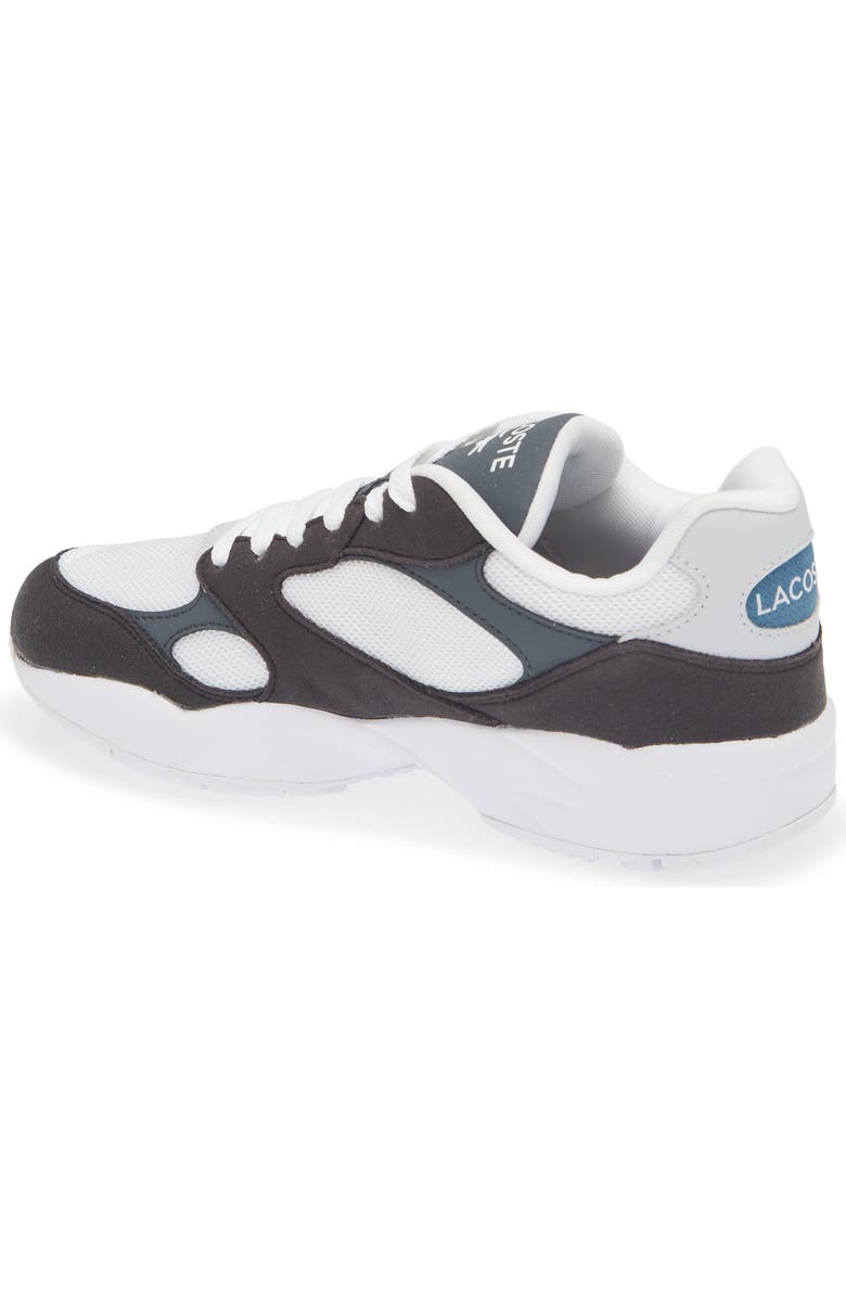 Lacoste Kids' Storm 96 VTG 125 Sneaker, Alternate, color, Black/ White