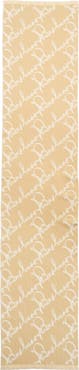 Burberry Ribbon Text Wool Scarf
