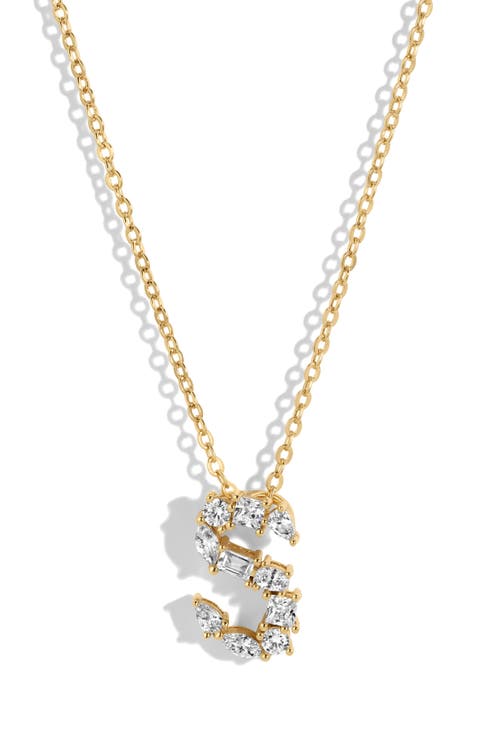 Letter Pendant Necklace