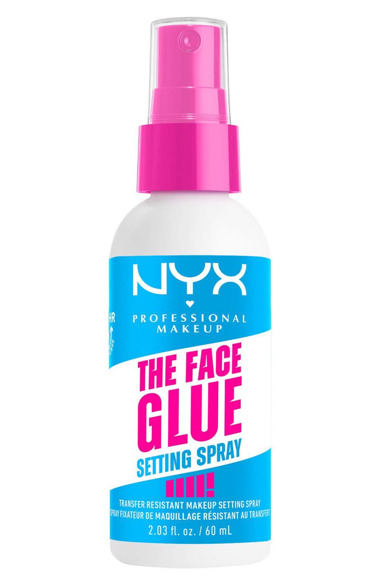 NYX PROFESSIONAL MAKEUP The Face Glue Setting Spray, Main, color, No Shade