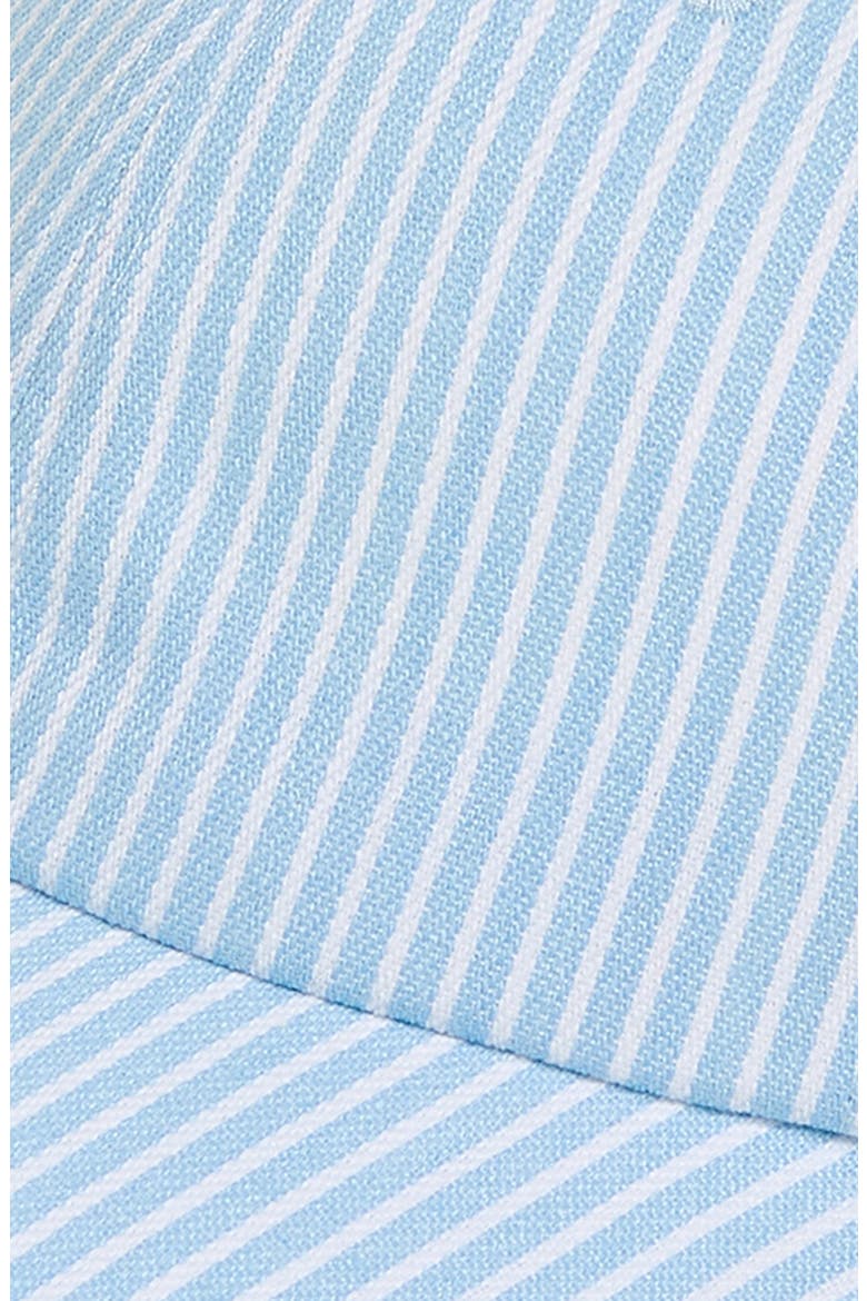 Stripe Baseball Cap, Alternate, color, BLUE- IVORY