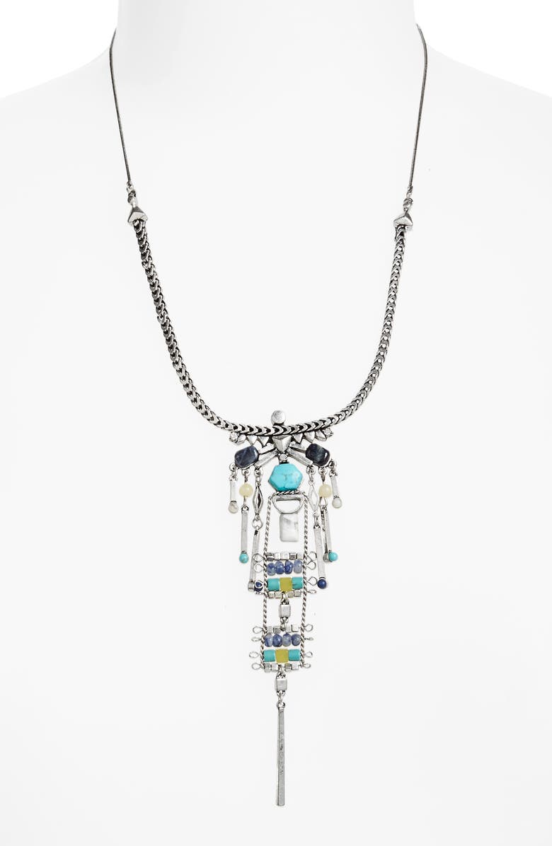 Treasure & Bond Stone Pendant Necklace, Main, color, 