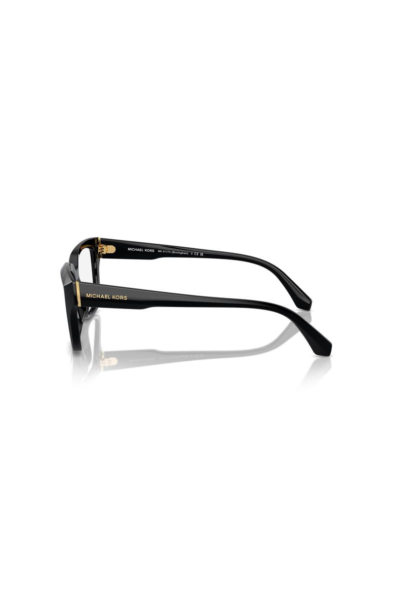 Michael Kors 54mm Rectangle optical glasses, Alternate, color, Black
