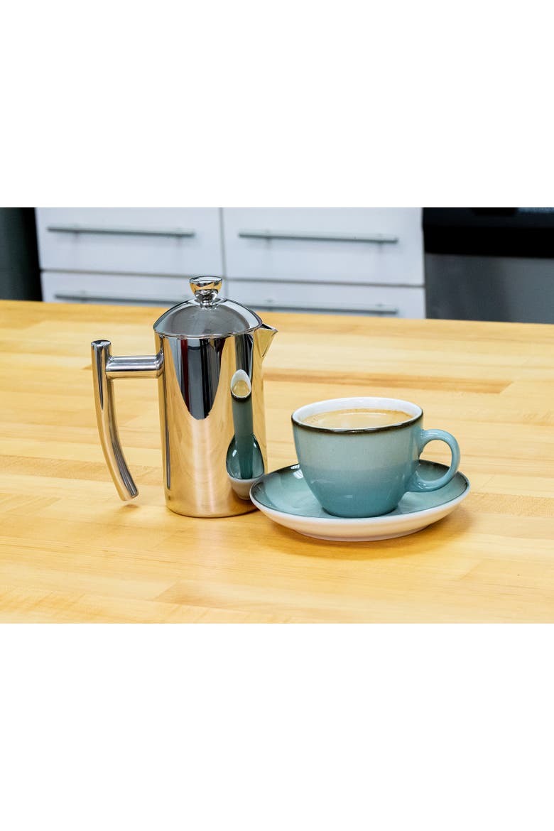 Polished 18/10 Stainless Steel French Press Coffee Maker, Alternate, color, 23 oz
