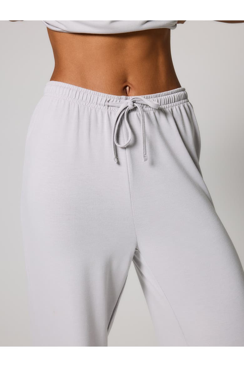 Soft Touch Wide Leg Lounge Set, Alternate, color, Light Grey