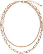 NORDSTROM RACK Layered Chain Necklace
