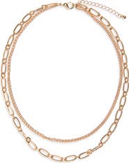 NORDSTROM RACK Layered Chain Necklace