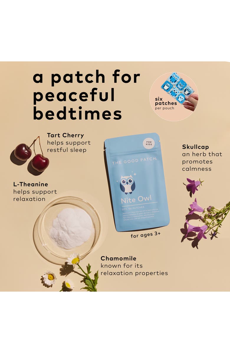 The Good Patch Nite Owl Wellness Patch, Alternate, color, NO COLOR