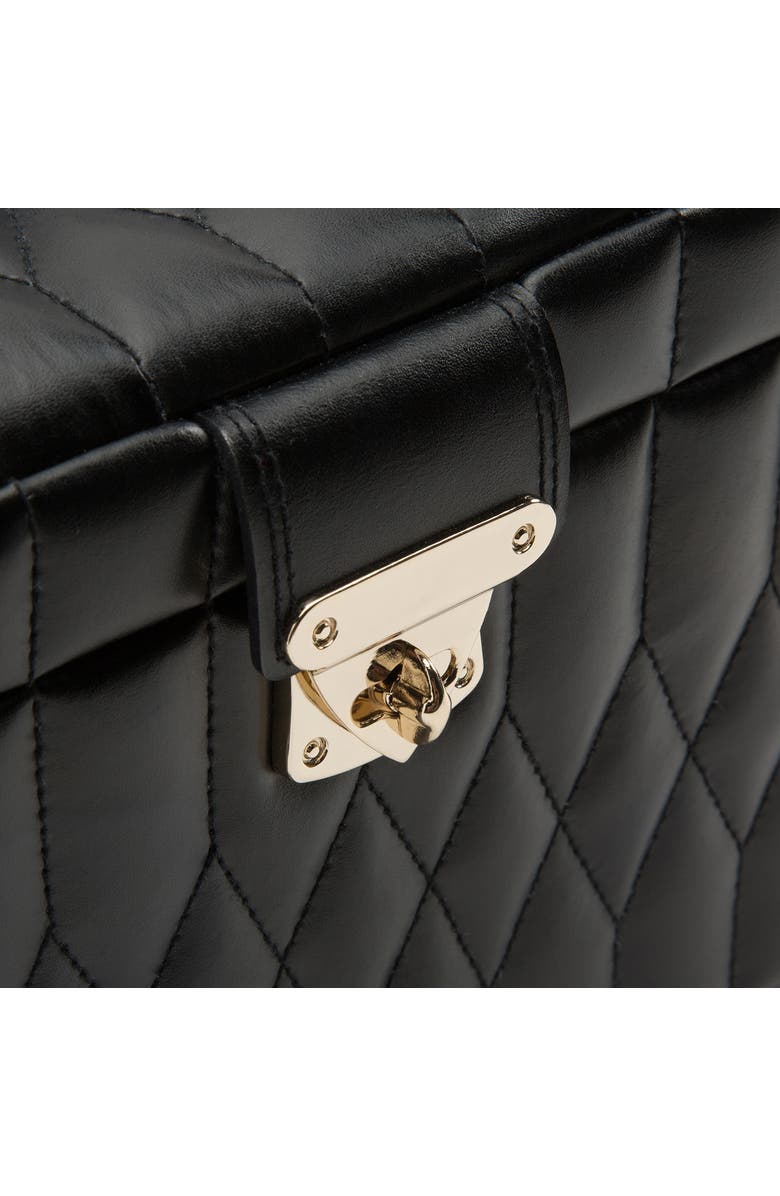 WOLF Caroline Medium Jewelry Case, Alternate, color, Black