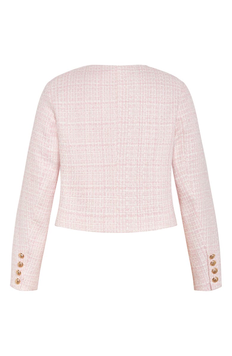 City Chic Margot Tweed Jacket, Alternate, color,