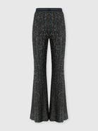Missoni Striped Flared Trousers With Sequins