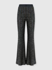 Missoni Striped Flared Trousers With Sequins