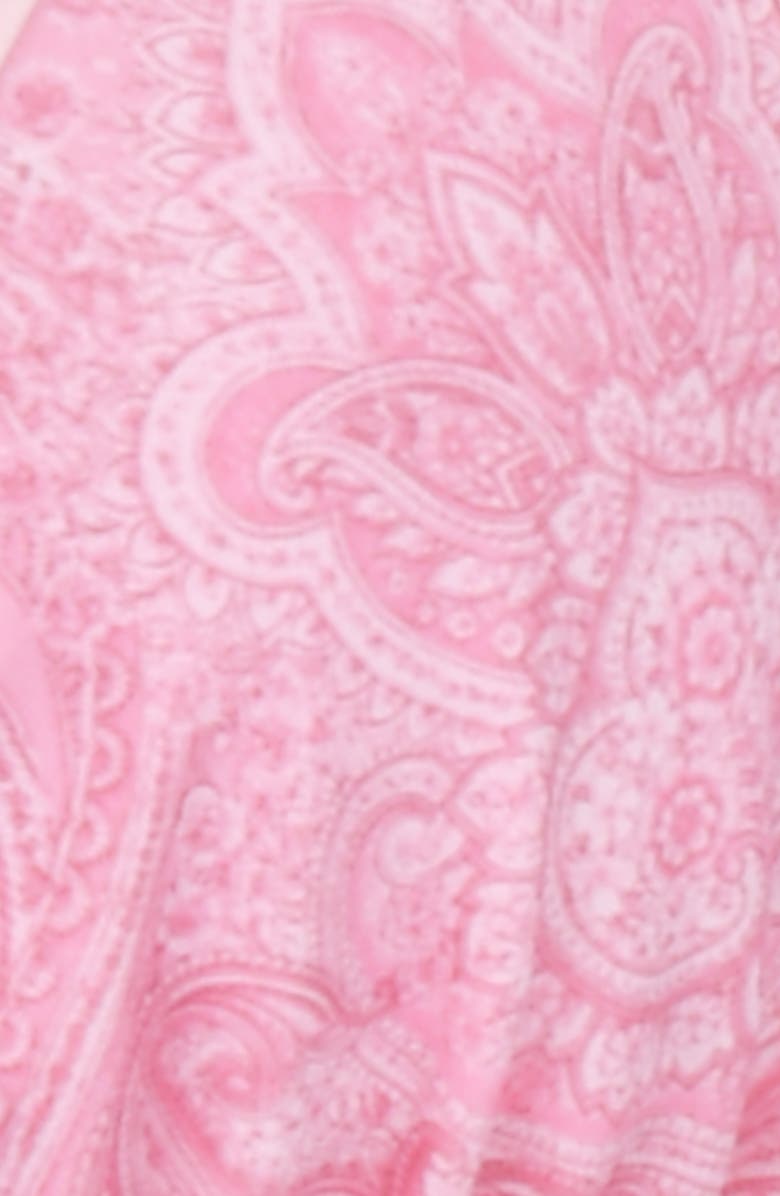 HOUSE OF CB Bali Triangle Bikini Top, Alternate, color, Pink Paisley