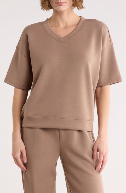 Sandwashed Softlite Short Sleeve Top