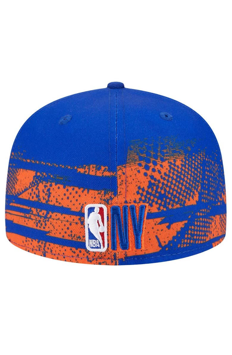 New Era Men's New Era Blue New York Knicks Tip-Off 59FIFTY Fitted Hat, Alternate, color, 