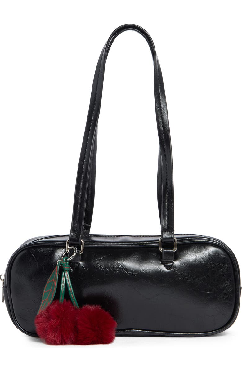 Madden Girl East/West Shoulder Bag, Main, color, Black