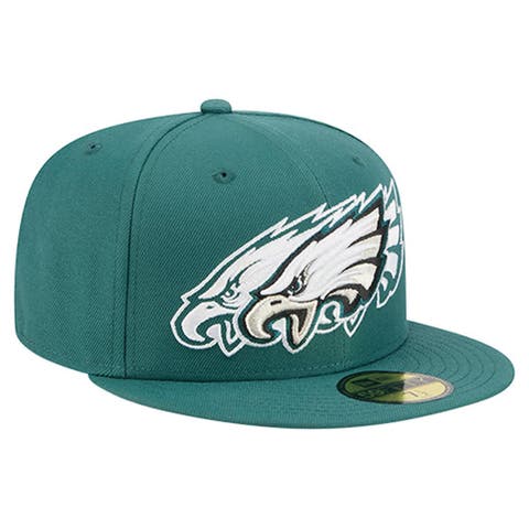 Men's New Era Midnight Green Philadelphia Eagles Tri-Hit 59FIFTY Fitted Hat