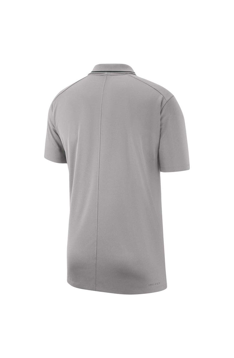 Nike Men's Nike Gray Iowa Hawkeyes 2023 Coaches Performance Polo, Alternate, color, Gray