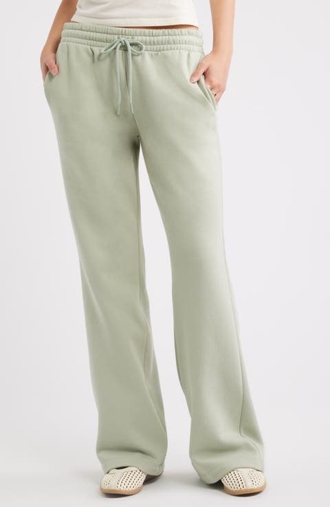 Baggy Flare Leg Sweatpants