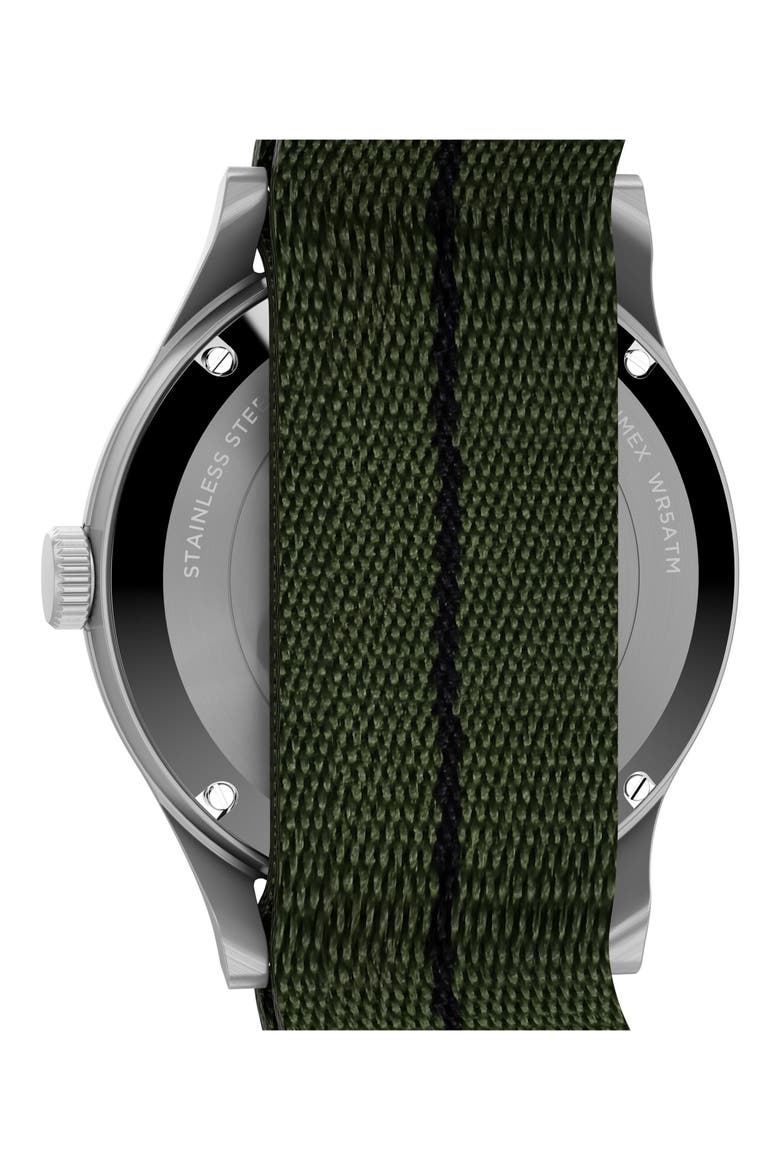 MK1 Automatic Webbing Strap Watch, 40mm, Alternate, color, SILVER-TONE