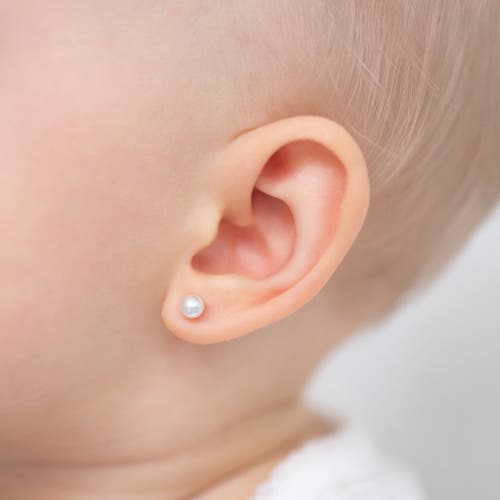 In Season Jewelry Classic Simulated Pearl Earrings In White