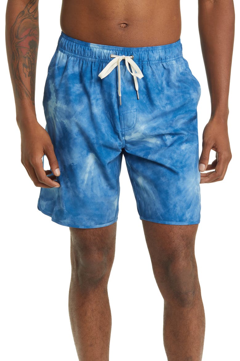 The Anchor Swim Trunks, Alternate, color, CLARK BLUE