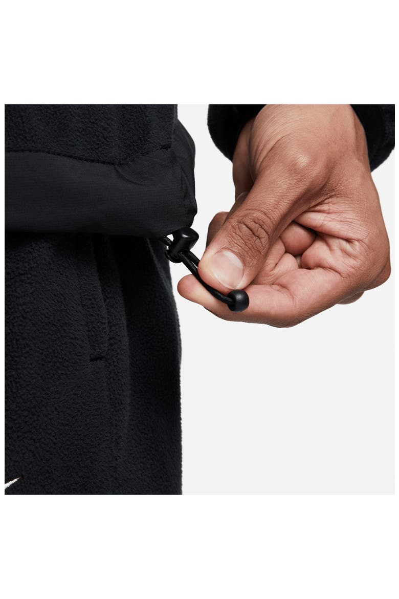 Winterized Fleece Logo Hoodie, Alternate, color, BLACK