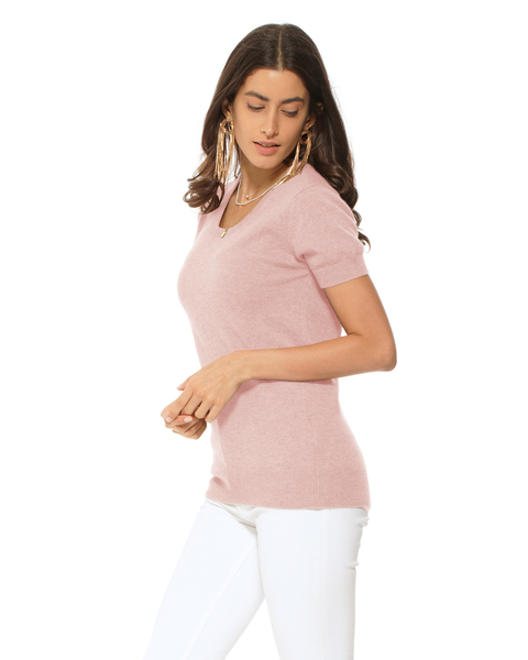 Pure Cashmere Featherlight Knit Tee