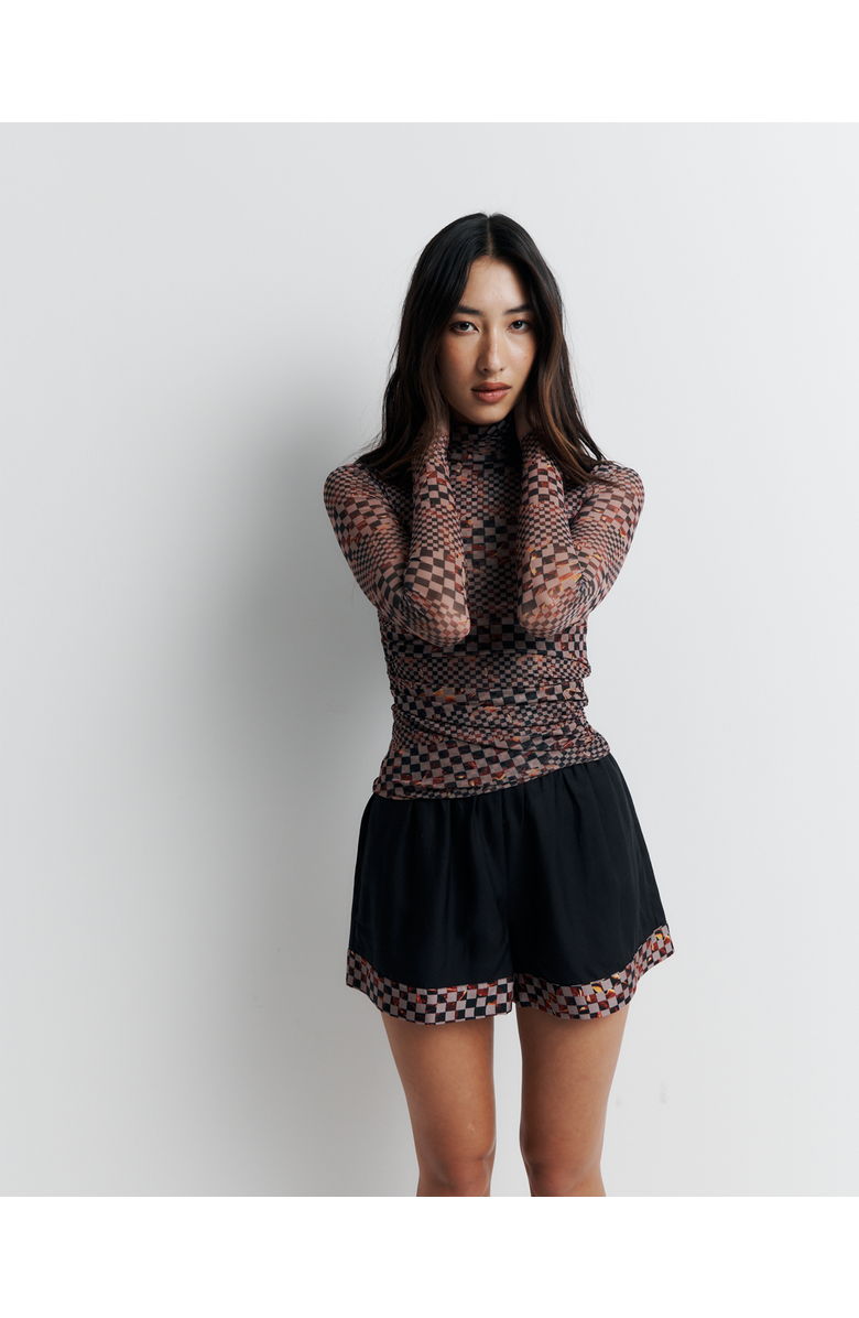 Romy the Brand Blake Top, Alternate, color, Checkmate