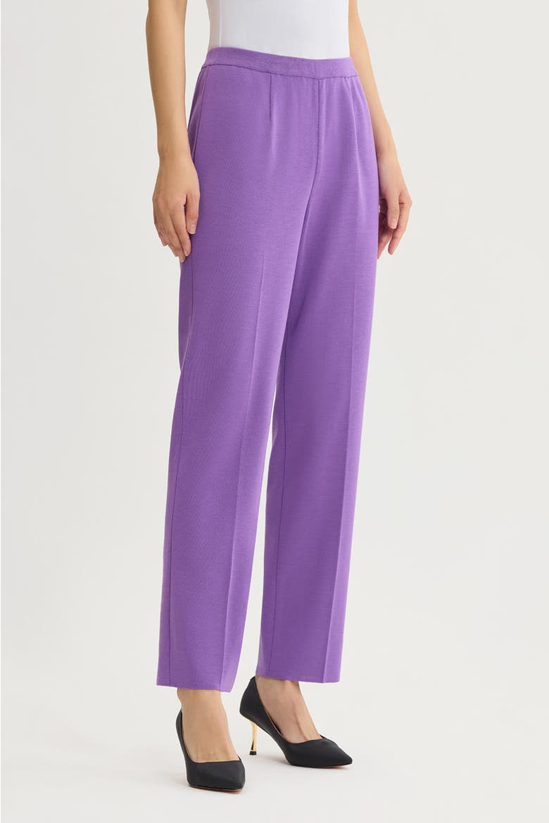 Straight Leg Knit Pants, Alternate, color, Sunset Purple