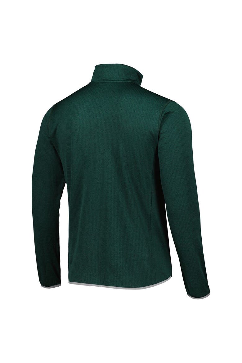 Men's Columbia Green Michigan State Spartans Park View Omni-Wick Half-Zip Top, Alternate, color, Green