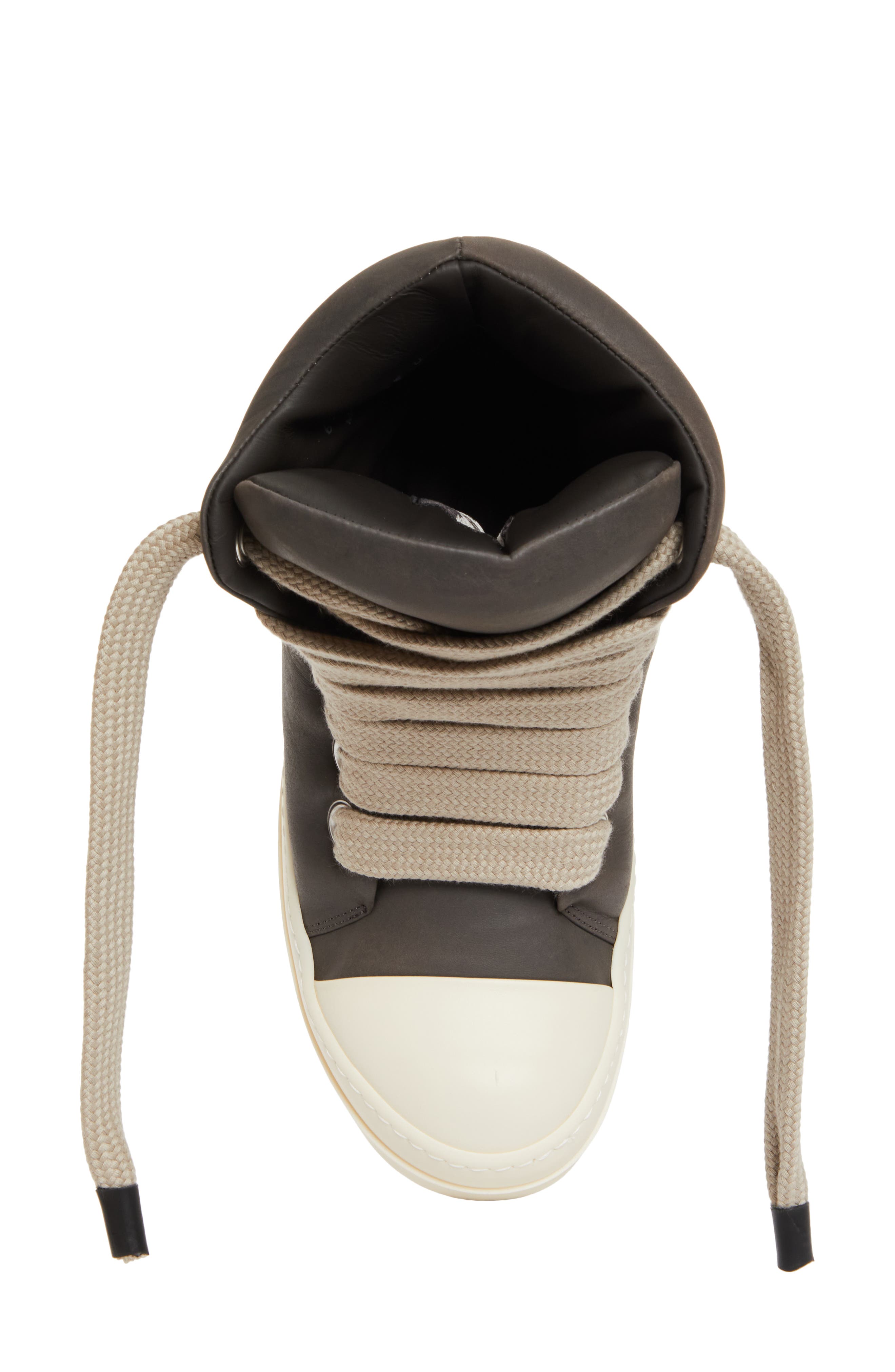 Rick Owens Jumbo Padded High Top Sneaker, Alternate, color, 