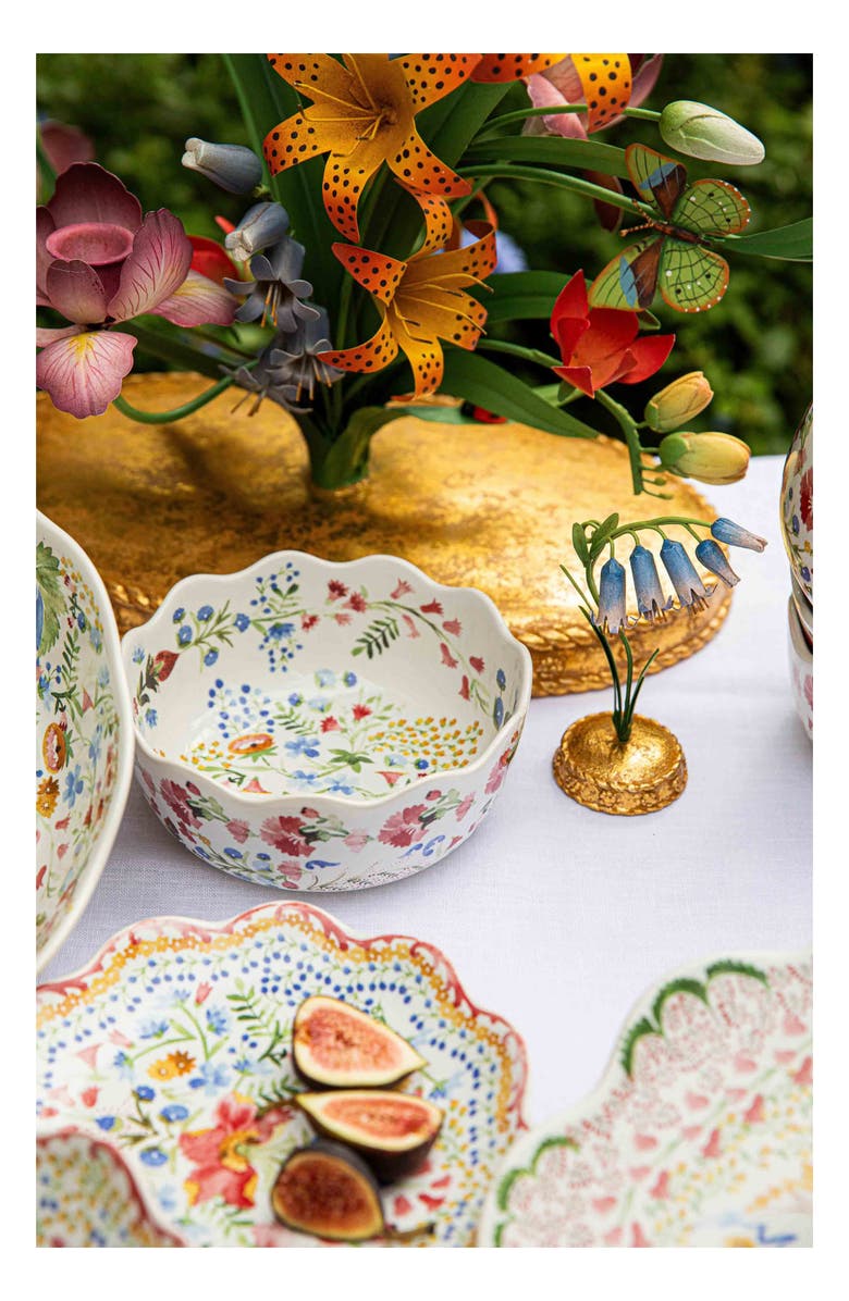 Juliska Sofia Cereal/Ice Cream Bowl, Alternate, color, Multi Pink