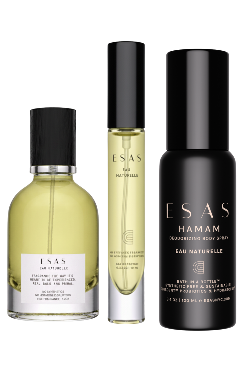 Esas NYC Eau Naturelle Organic Eau de Parfum Gift Set, Main, color, Yellow