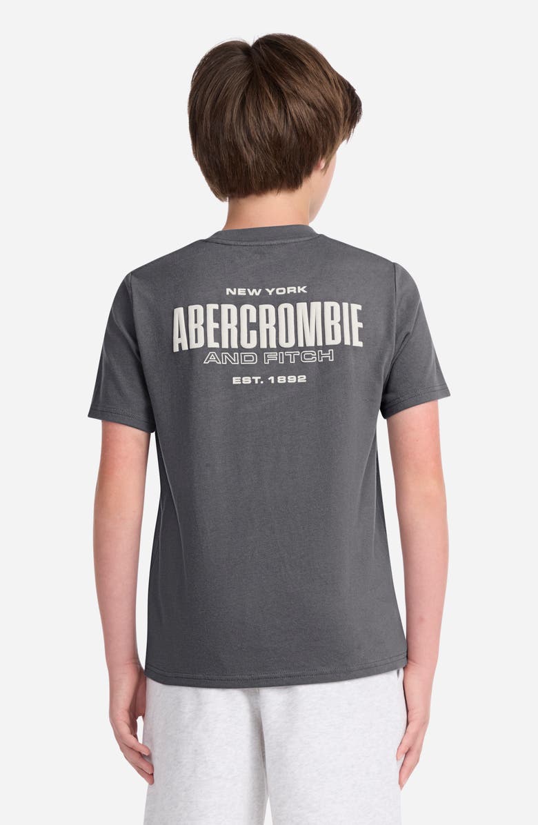 abercrombie kids Kids' 1892 Logo Boxy Graphic T-Shirt, Alternate, color, Castlerock