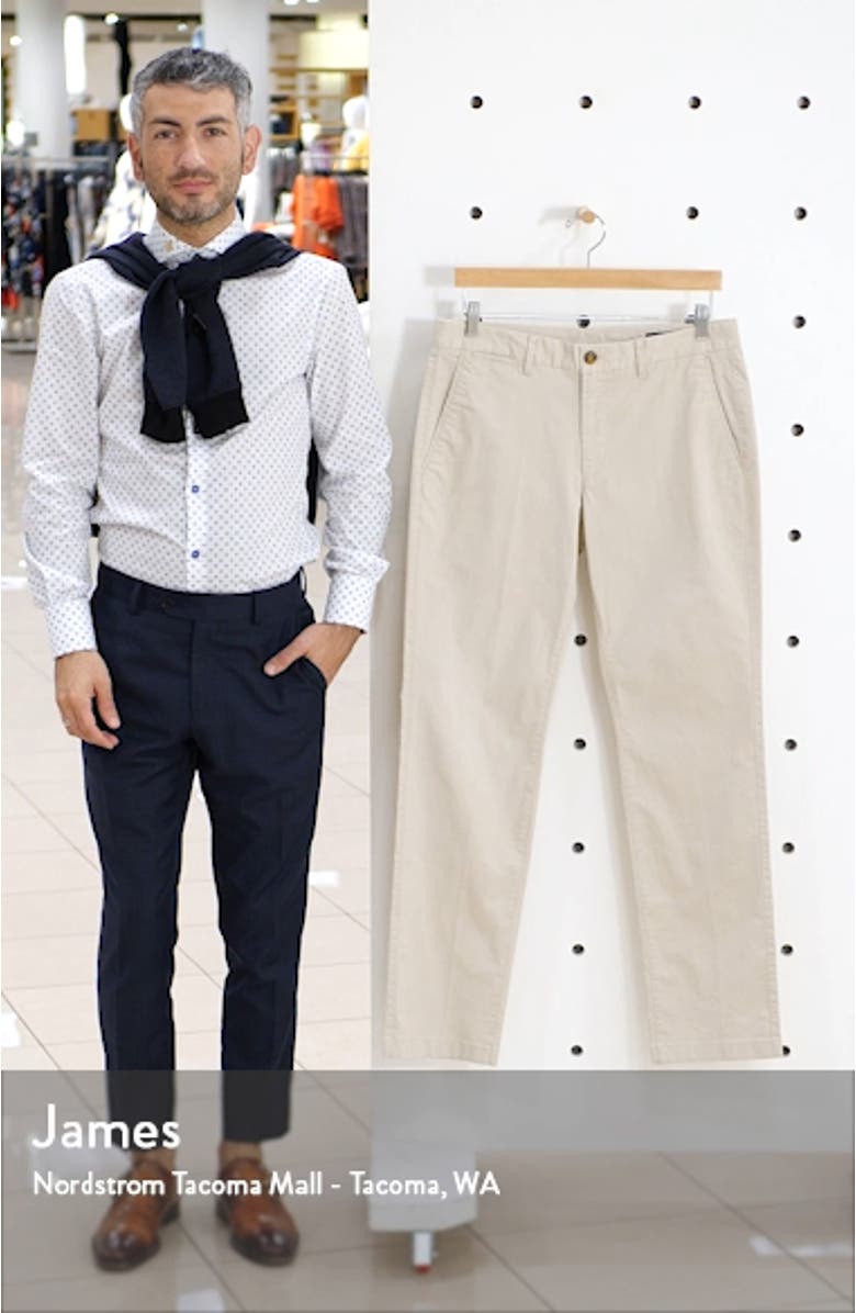 Summer Weight Slim Fit Stretch Chinos, sales video thumbnail