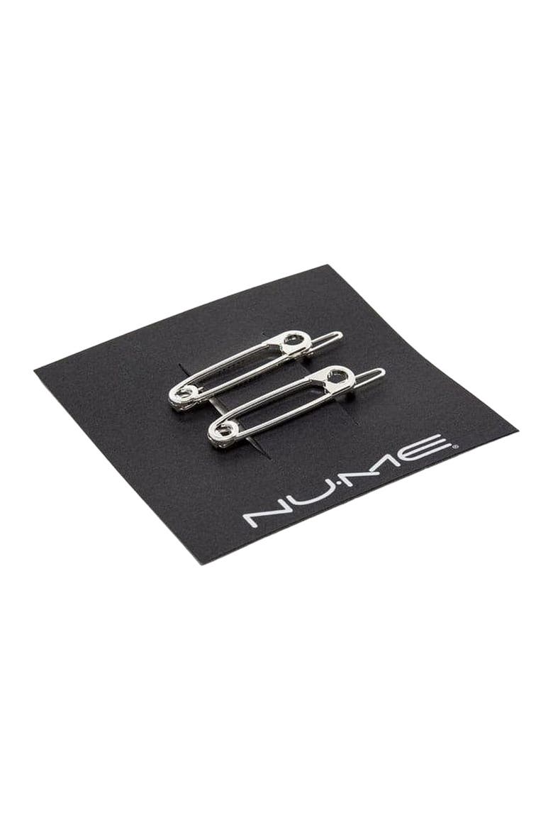 Safety Pin Hair Clip, Alternate, color, Silver