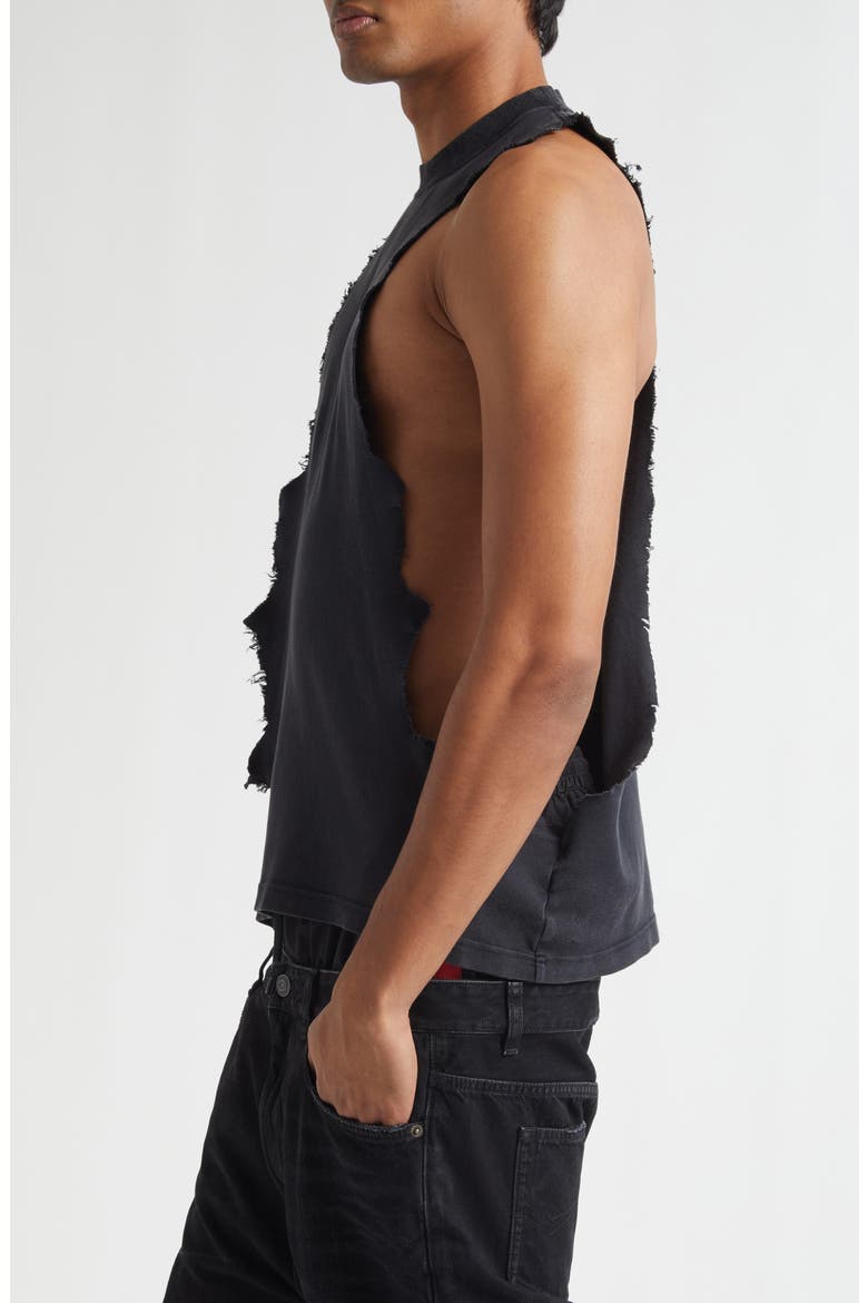 Standard Ripped Graphic Tank, Alternate, color, 1041 FADED WASHED BLACK