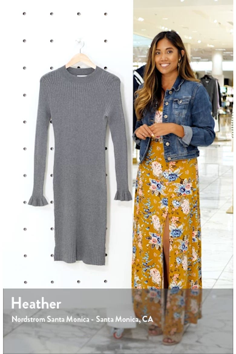 Rib Sweater Dress video