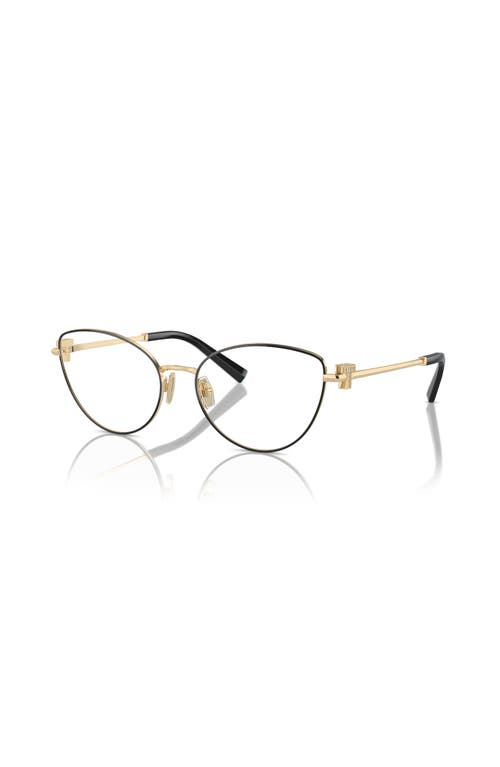 Tiffany & Co . 54mm Cat Eye Optical Glasses In Black
