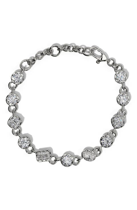 Celine Cubic Zirconia Line Bracelet