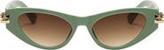 Fifth & Ninth Story 69mm Oversize Polarized Cat Eye Sunglasses