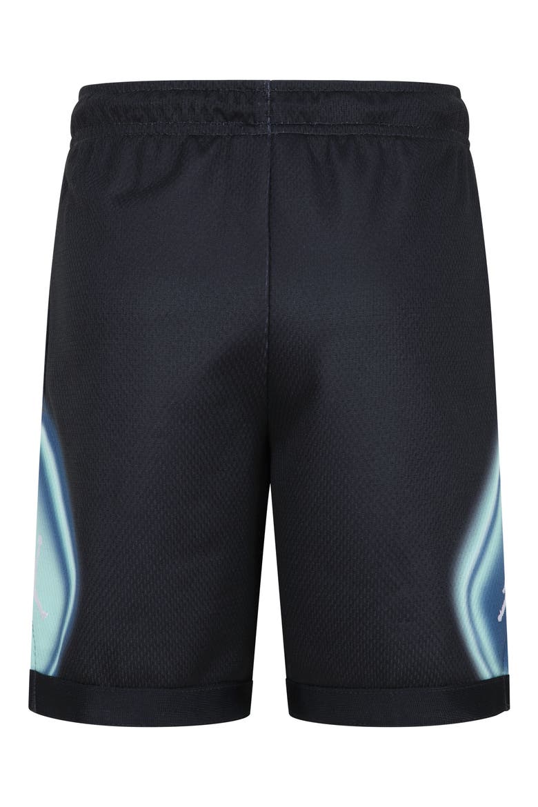 Kids' Diamond Heat Map Basketball Shorts, Alternate, color, BLACK