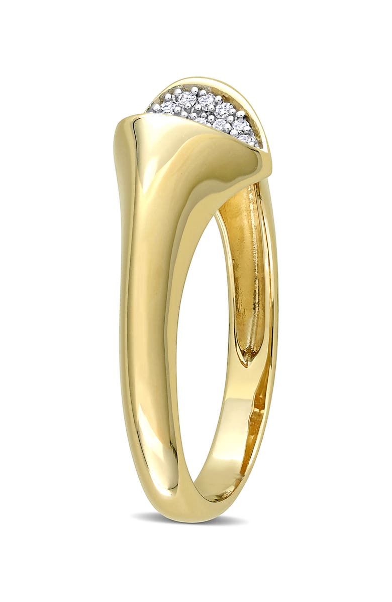 DELMAR Diamond Heart Ring - 0.14ct., Alternate, color, 