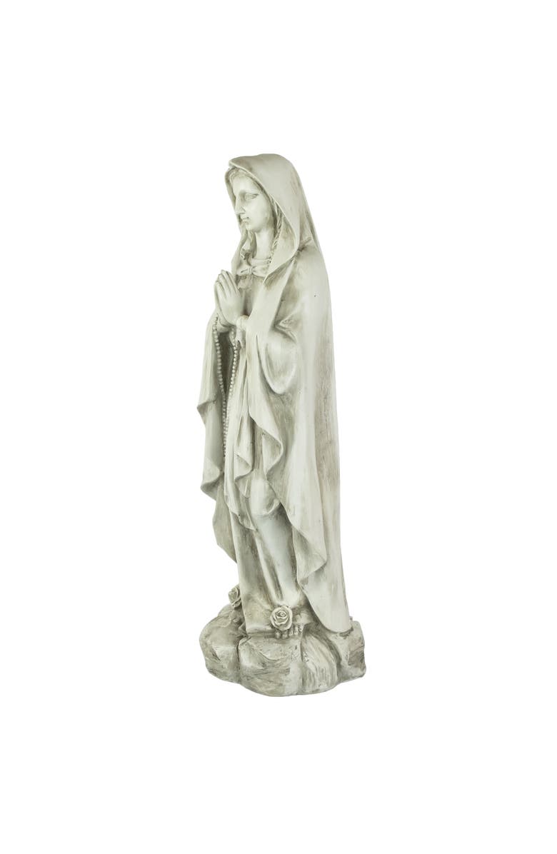 Northlight Praying Virgin Mary Outdoor Garden Statue - 27.75", Alternate, color, Gray