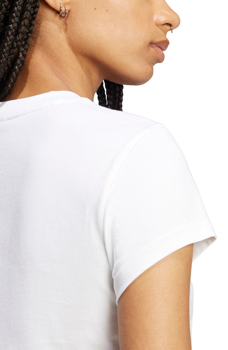 adidas Originals Essentials Slim Fit T-Shirt, Alternate, color, White