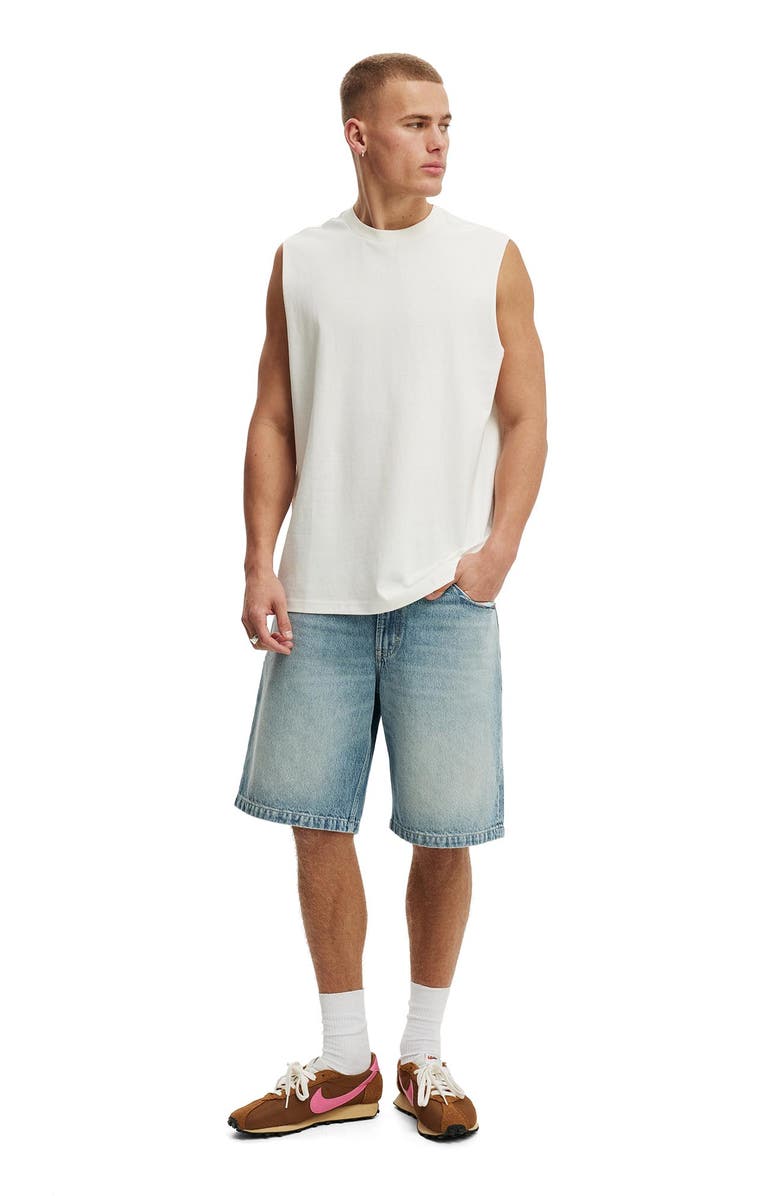 Cotton On Men's Everyday Fit Muscle, Alternate, color, Vintage White