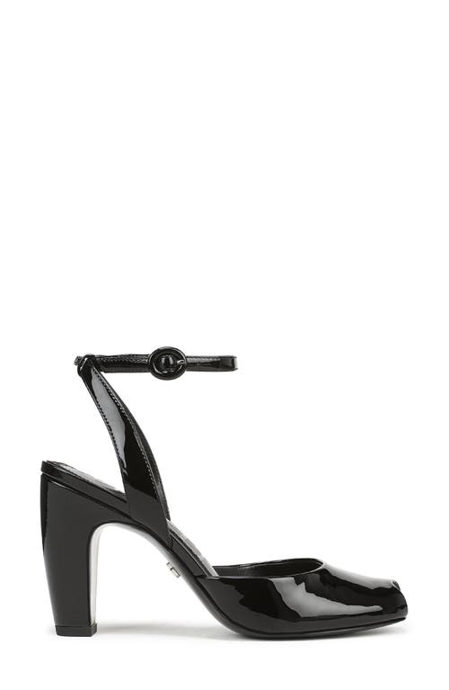 Sam Edelman Wrenna Ankle Strap Peep Toe Pump In Black